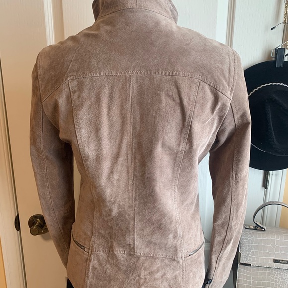 Soia & Kyo Leather /suede moto style Jacket - Picture 4 of 14